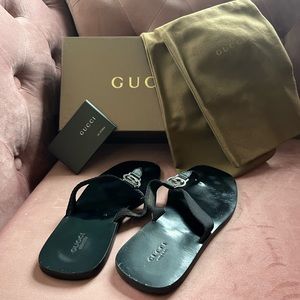 Gucci Sandals black - size 8